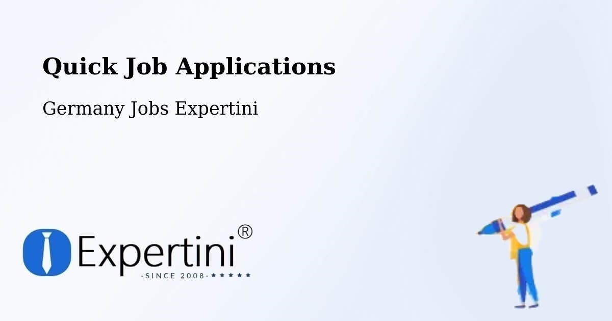 Quick Job Applications - Germany Jobs Expertini