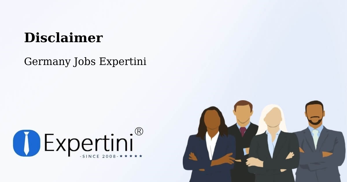 Disclaimer – Mannheim - Germany Jobs Expertini
